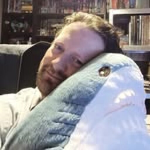 Just a bloke and his Ikea shark